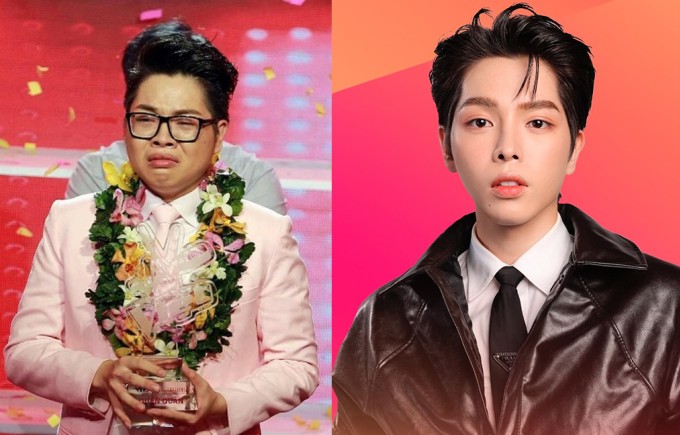 Nhờ 'dao kéo' và nỗ lực giảm cân cùng việc chăm chút làn da, mái tóc, phong cách thời trang... ngoại hình Đức Phúc ngày càng cải thiện, mang hơi hướng giống các idol Hàn Quốc.