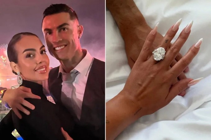 C. Ronaldo và Georgina đính hôn sau 8 năm hẹn hò.