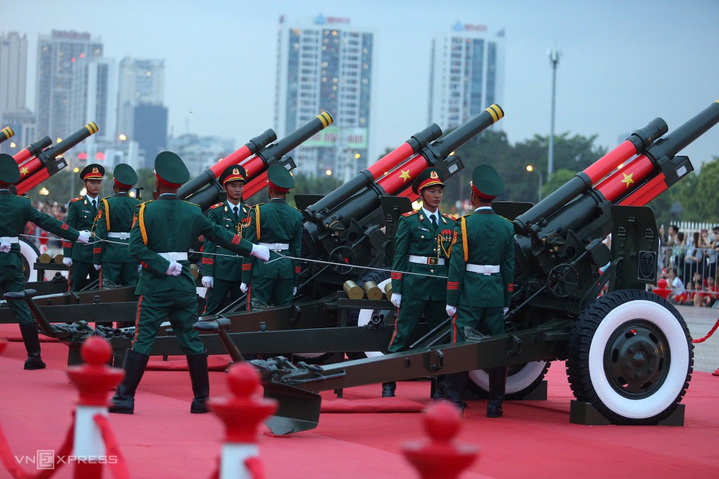 Bộ đội, xe pháo đổ về Ba Đình chuẩn bị hợp luyện - 20