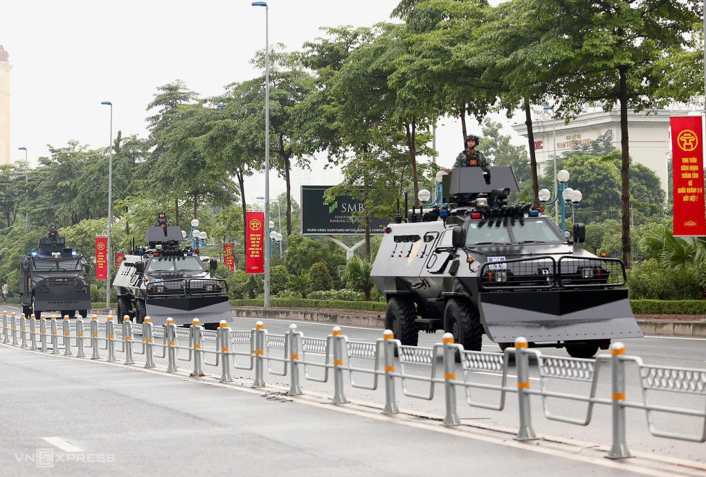 Xe bọc thép đặc chủng trang bị cho Cảnh sát cơ động và Cảnh sát đặc nhiệm làm nhiệm vụ phòng chống khủng bố, giải cứu con tin. Ảnh: Hiếu Lương