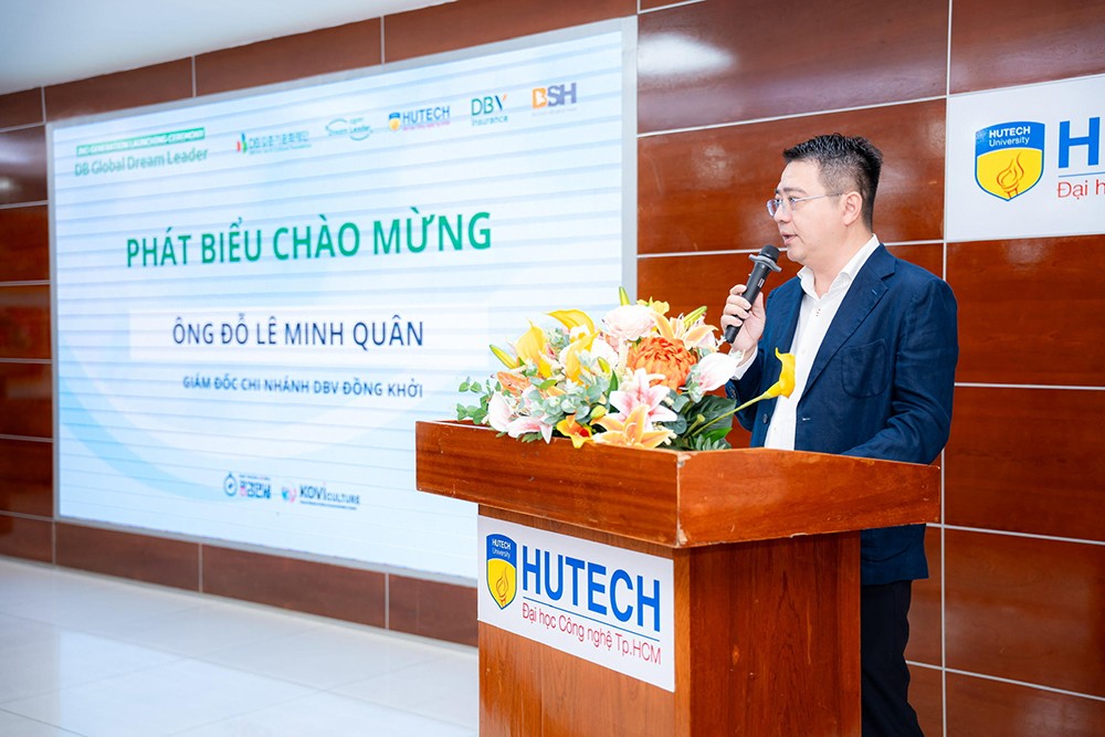 Khởi động học bổng DB Global Dream Leader mùa 2 tại HUTECH - 2