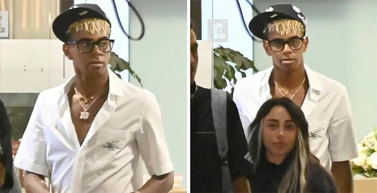 Hình ảnh Yamal và Nicki Nicole trở về sân bay tư nhân của Barcelona sau 2 ngày bên nhau ở Monaco