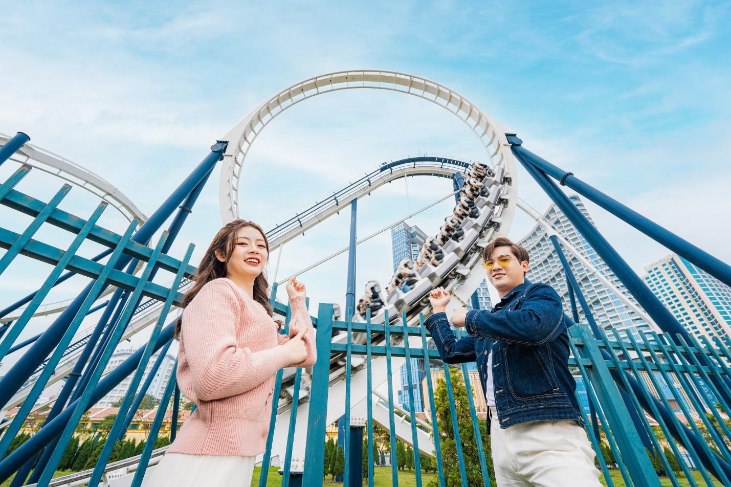 Tổ hợp công viên Sun World Ha Long mang đến cho du khách những trải nghiệm khó quên. Ảnh: Ánh Dương