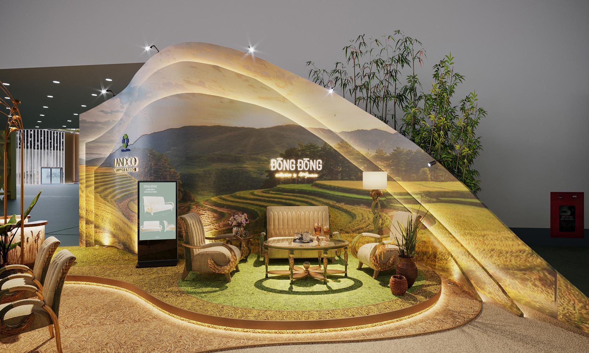 Landco dẫn dắt khách tham quan đi từ miền ký ức "Đòng Đòng" đến khát vọng "Cánh Diều" trong một không gian mang đậm tinh thần Việt.