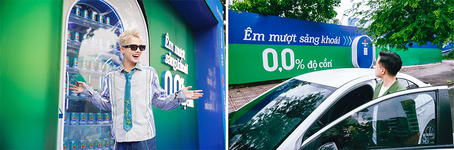 Bàn tiệc “rơi” độc đáo, lần đầu xuất hiện ở TP. HCM