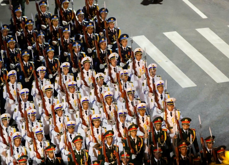 Hai giờ hợp luyện diễu binh tại Ba Đình - 14