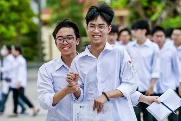 Thí sinh dự thi tốt nghiệp THPT năm 2025. Ảnh: Trọng Tùng