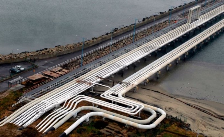 Một phần đường ống thuộc tuyến Druzhba. Ảnh: EPA