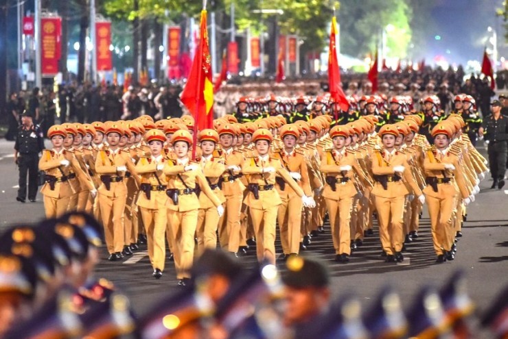 Những hình ảnh tuyệt đẹp tại buổi tổng hợp luyện lần 1 diễu binh, diễu hành ở quảng trường Ba Đình