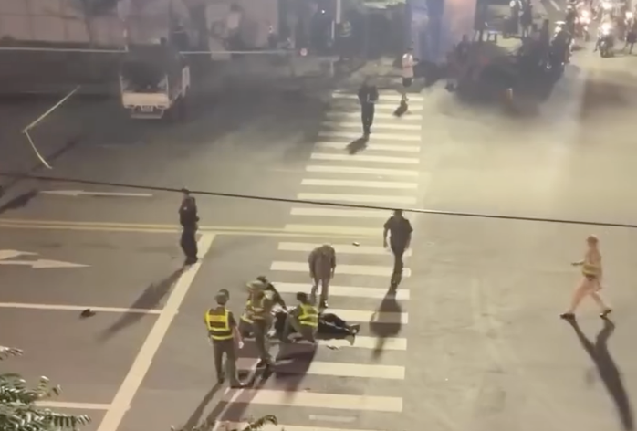 Hiện trường vụ việc.