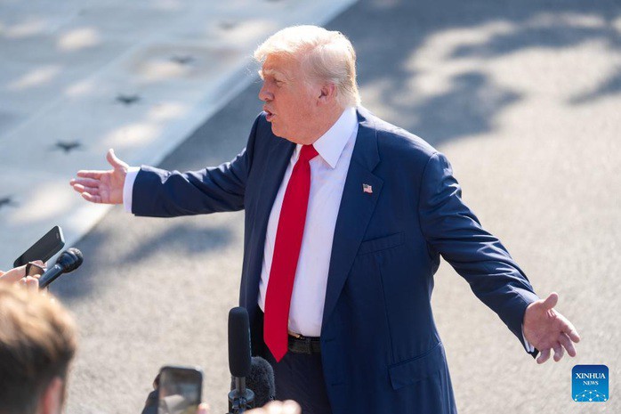 Tổng thống Mỹ Donald Trump. Ảnh: Tân Hoa Xã