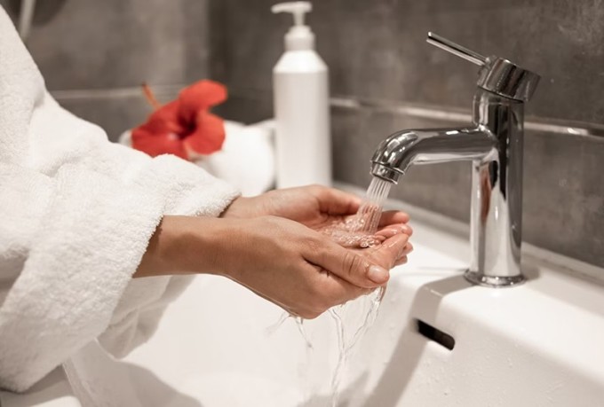 Nhiệt độ nước rửa mặt lý tưởng là khoảng 30 - 38°C, gần với nhiệt độ cơ thể hoặc nhiệt độ phòng.