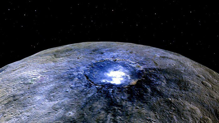 Hành tinh lùn Ceres, nơi có thể từng có sự sống - Ảnh: NASA