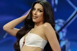 Thời trang - Thí sinh Hoa hậu Hoàn vũ Thái Lan trình diễn áo tắm