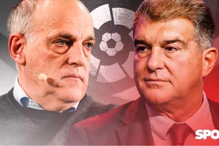 Chủ tịch Laporta chưa thể thuyết phục chủ tịch La Liga, Javier Tebas