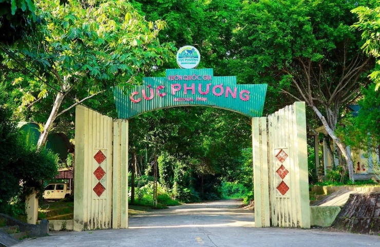 Cổng Vườn quốc gia Cúc Phương. Ảnh VQG Cúc Phương
