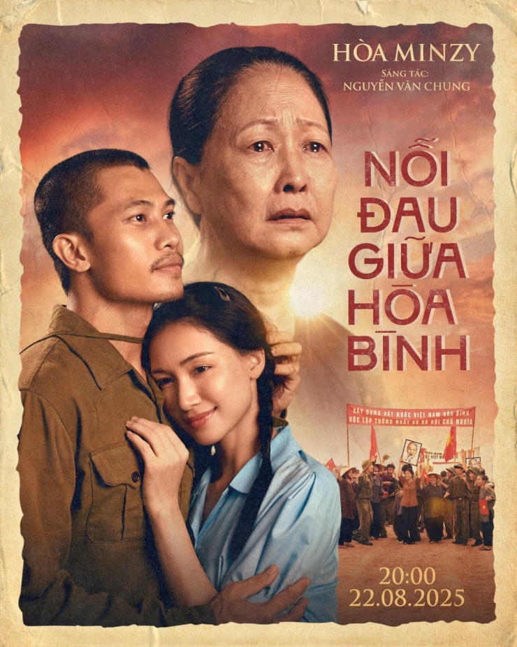 Phương Nam cũng đảm nhận vai nam chính trong MV 'Nỗi đau giữa hòa bình' vừa ra mắt của ca sĩ Hòa Minzy.