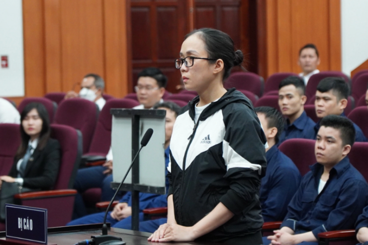 Bị cáo Võ Thị Thanh Mai (vợ trùm địa ốc Alibaba Nguyễn Thái Luyện.