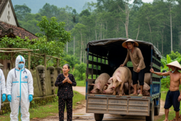 Gần 55.000 con heo bị chôn lấp, nông dân Quảng Trị điêu đứng