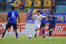 Video bóng đá Hà Nội - HAGL: Mừng hụt cuối trận vì VAR (V-League)