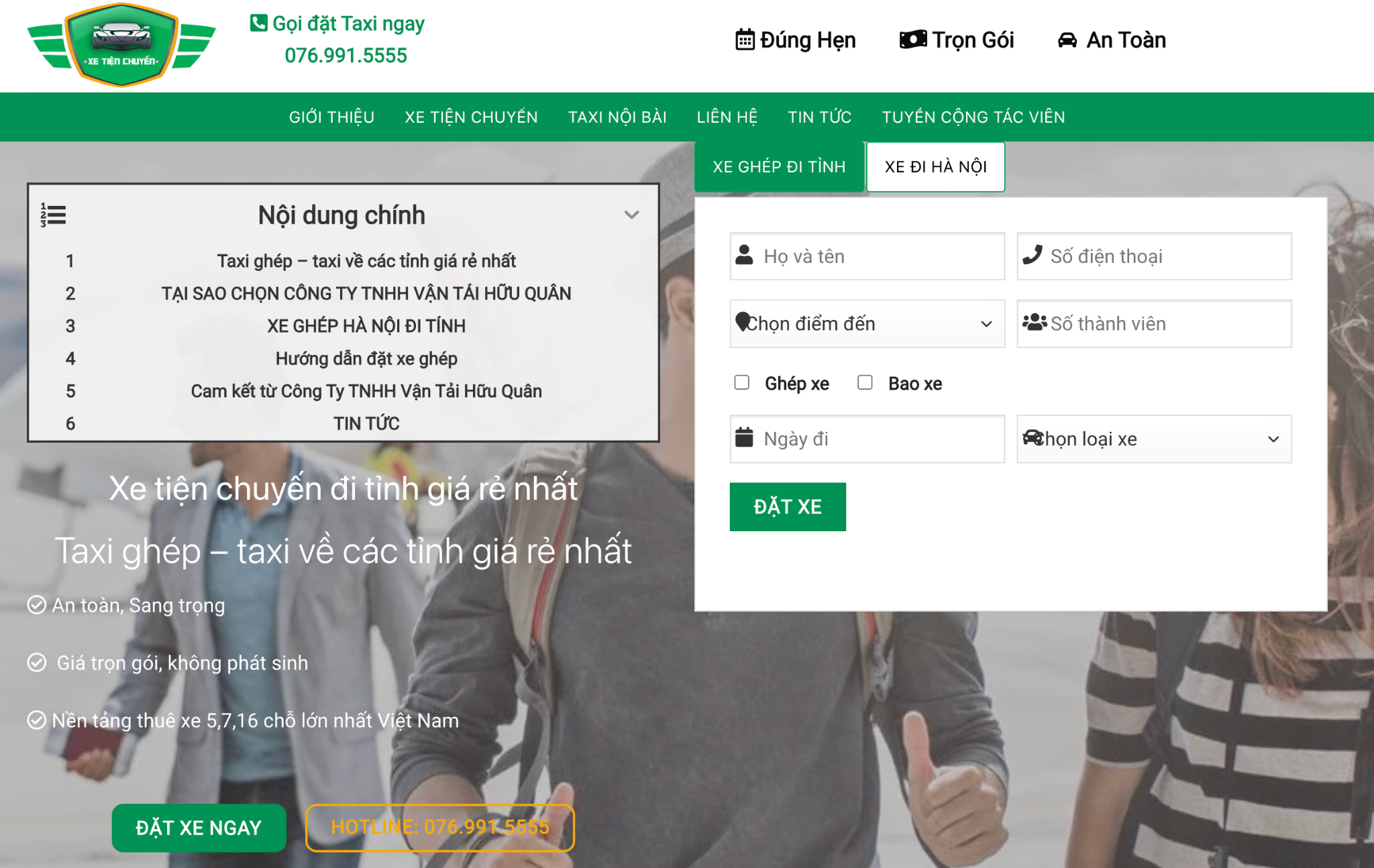 Nhà xe Hữu Quân - Dịch vụ taxi Nội Bài uy tín, giá minh bạch, phục vụ 24/7 - 4