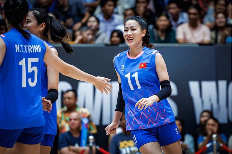 Set thắng lịch sử của bóng chuyền nữ nước nhà