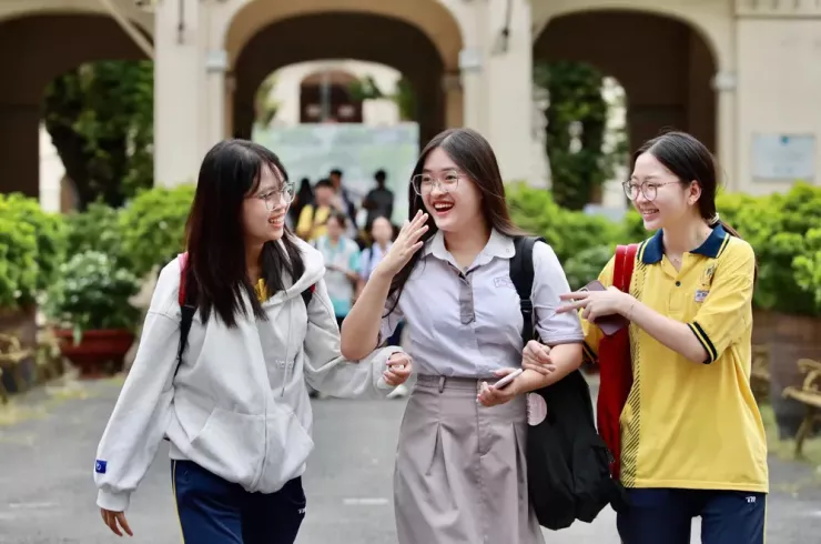 Thí sinh tại TP.HCM dự thi tốt nghiệp THPT năm 2025. Ảnh: NGUYỆT NHI