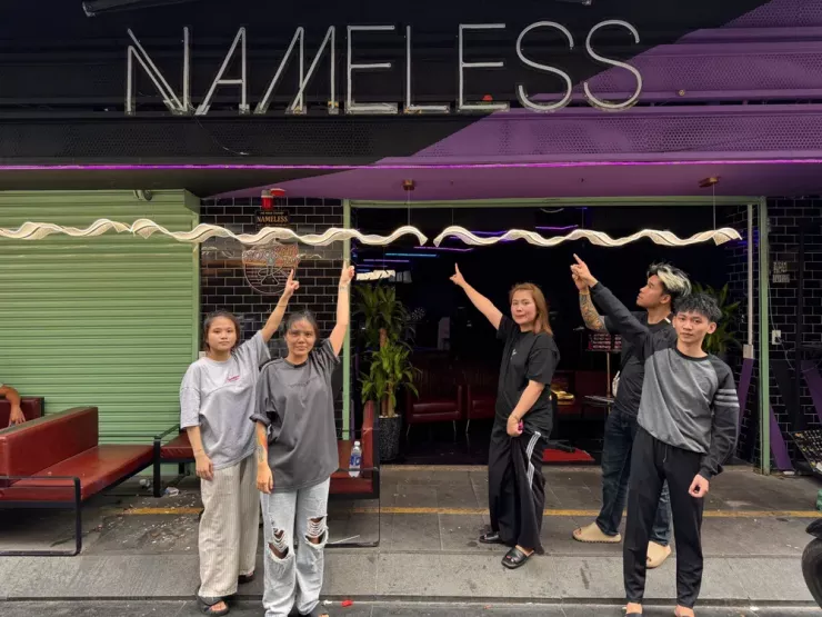 Hộ kinh doanh Nameless bị Công an TP.HCM kiểm tra, phát hiện lén lút kinh doanh bóng cười. Ảnh: CA