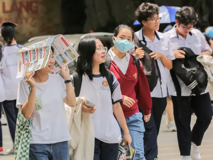 Thí sinh dự thi đánh giá năng lực năm 2025 tại TP.HCM. Ảnh: VLU
