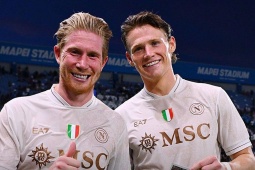 Video bóng đá Sassuolo - Napoli: Song tấu McTominay & De Bruyne bừng sáng (Mở màn Serie A)