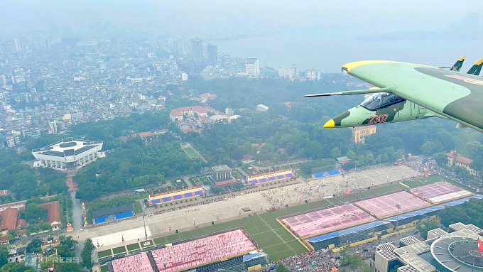 Quảng trường Ba Đình nhìn từ trên cao. Ảnh: Hoàng Phong