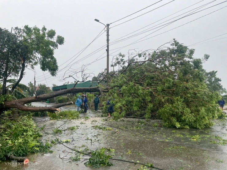 Hàng quán, nhà dân tan hoang trong bão Kajiki - 5