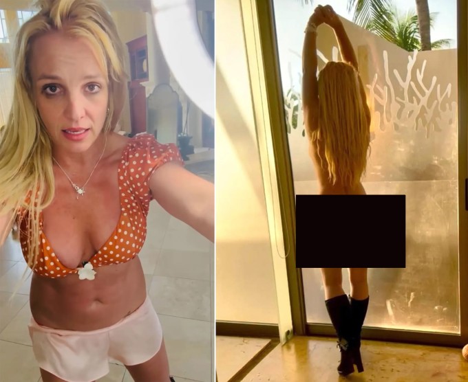 Britney Spears đăng ảnh khỏa thân trên Instagram.