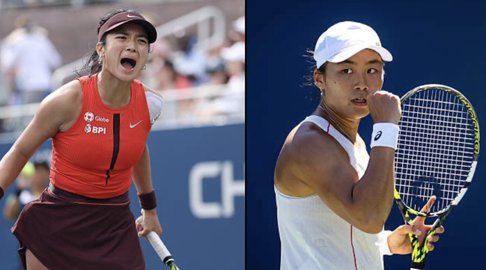 Eala (trái) và Tjen khẳng định bản lĩnh của quần vợt nữ Đông Nam Á tại vòng 1 US Open 2025