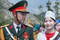 Chuyện tình chàng 'sĩ quan lục quân' và 'nữ dân quân' tại A80 gây sốt mạng