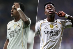 Rodrygo bức xúc khi bị thay ra, Vinicius khiêu khích trọng tài & trêu đối thủ