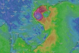 Công nghệ thông tin - Cách "soi" cận cảnh mắt bão và theo dõi đường đi của bão số 5 (Kajiki)