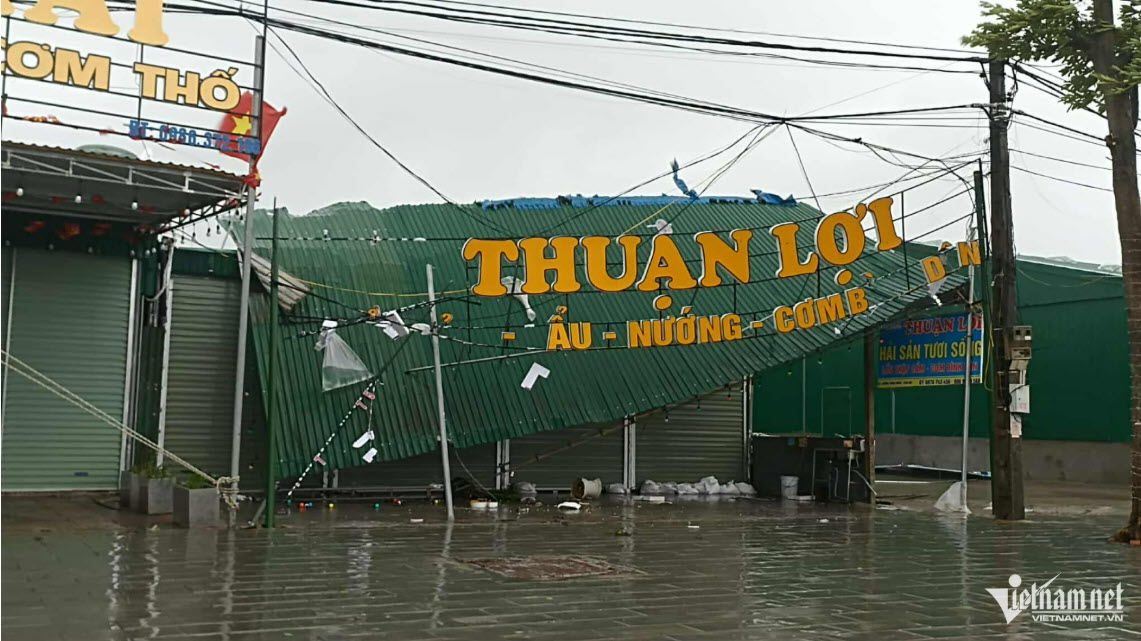 Bão số 5 suy yếu thành áp thấp nhiệt đới, hiện trường tan hoang sau bão - 14