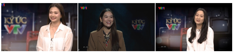 NSƯT Kiều Anh (vai Nhung), Hà Hương (vai Nguyệt) và Thu Nga (vai Thương) trong phim "Phía trước là bầu trời".