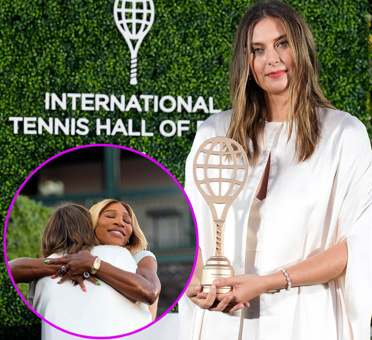 Serena là người giới thiệu trong buổi lễ tôn vinh Sharapova
