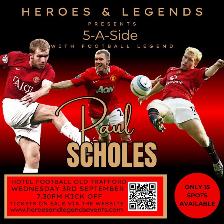 Sự kiện giao lưu với Paul Scholes có giá vẻ không hề rẻ