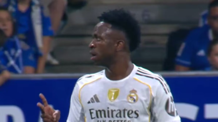 Vinicius a été accusé de s'être moqué des supporters de l'équipe locale d'Oviedo