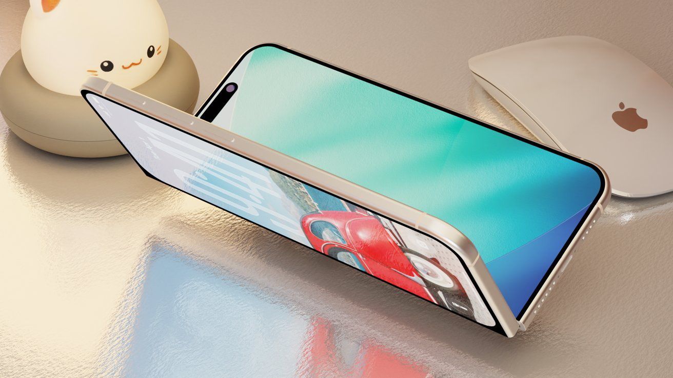Ảnh concept iPhone Fold.