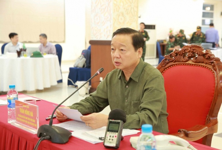 Phó Thủ tướng Trần Hồng Hà chủ trì cuộc họp. Ảnh: VGP