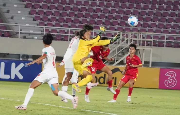 Các cô gái trẻ Việt Nam ngày càng trưởng hơn ở giải Đông Nam Á. Ảnh: VFF