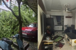 Người dân tâm bão Kajiki: 'Chưa từng thấy cơn bão nào mạnh thế'