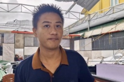 Bạn trẻ - Cuộc sống - Người đàn ông nghẹn ngào vì mất trắng sản nghiệp sau bão Kajiki