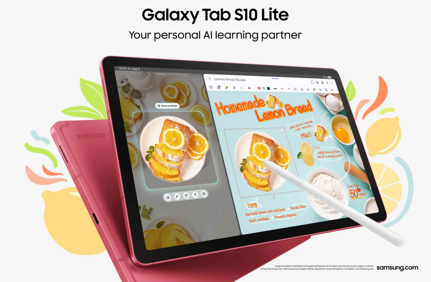 Galaxy Tab S10 Lite.