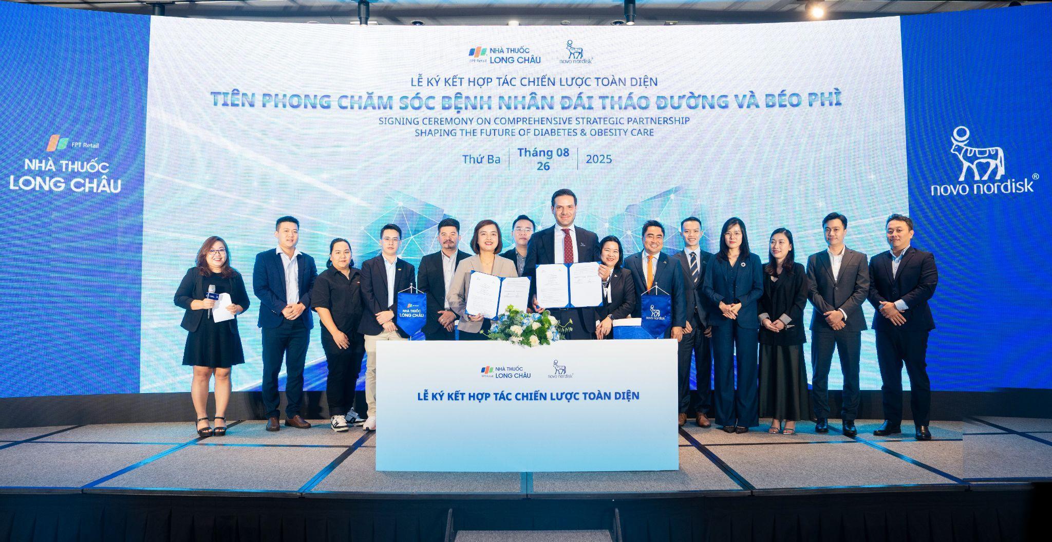 Long Châu và Novo Nordisk nâng tầm hợp tác chiến lược, tiên phong chăm sóc bệnh nhân đái tháo đường và béo phì vì một Việt Nam khỏe mạnh hơn.