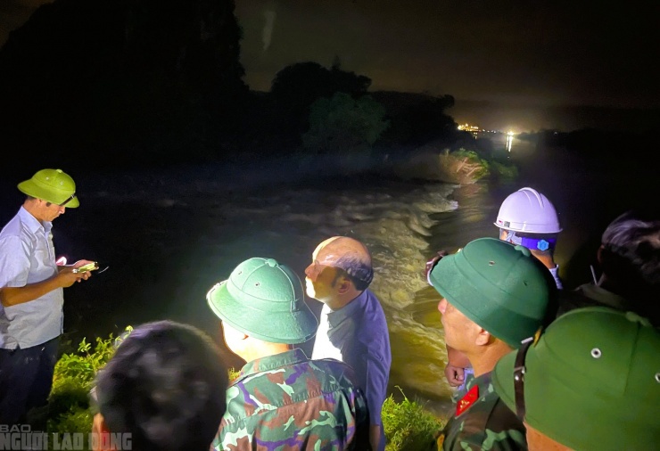 Đoạn kênh tại xã Tống Sơn, tỉnh Thanh Hóa bị vỡ tối 26-8